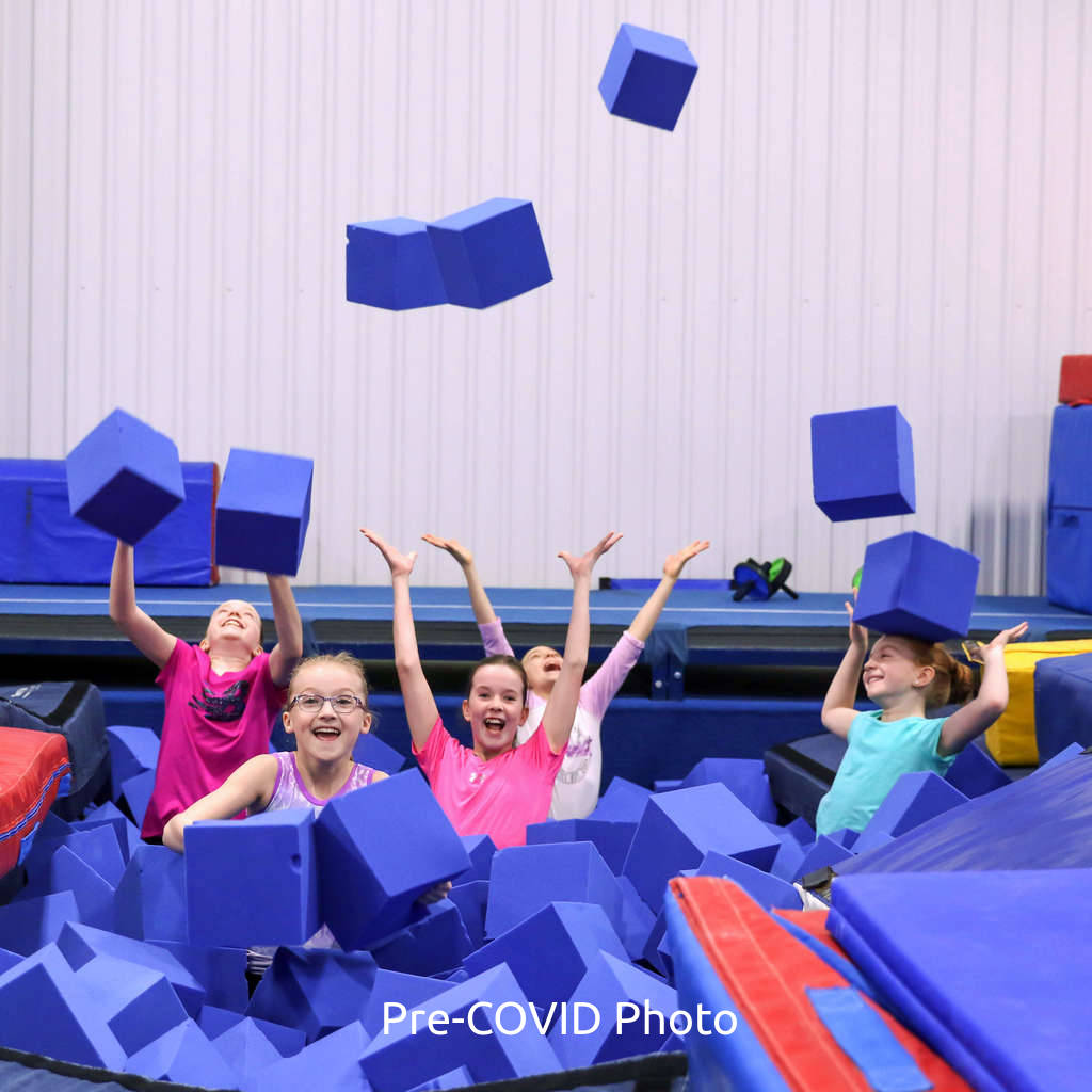 Gymnastics camp at Gymworld. Adventures in Gymnastics in Northewest London, Ontario.