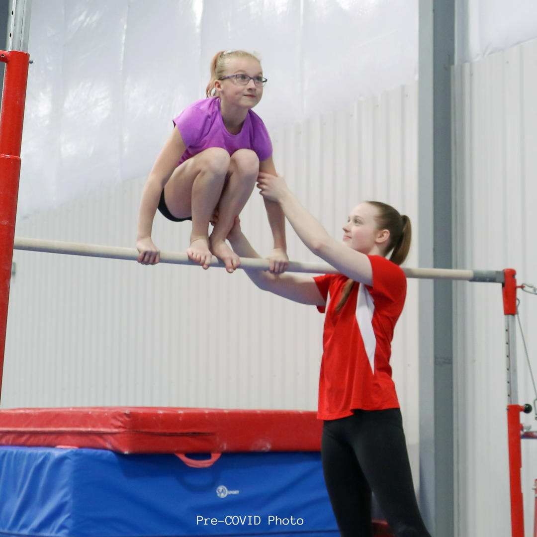 Tuck on Bars - Gymworld Gems Advanced Gymnastics.